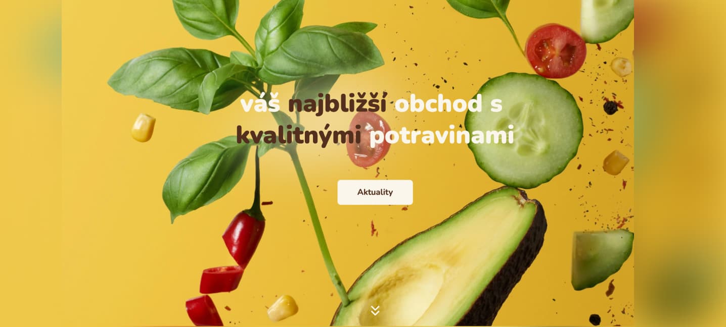 New Presentation Website for Grocery Chain